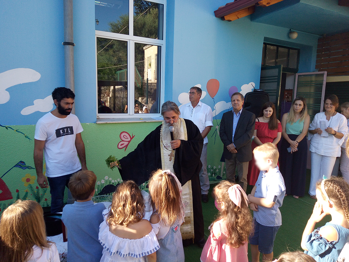 Read more about the article Αγιασμός στα σχολεία του Δήμου Αρχαίας Ολυμπίας
